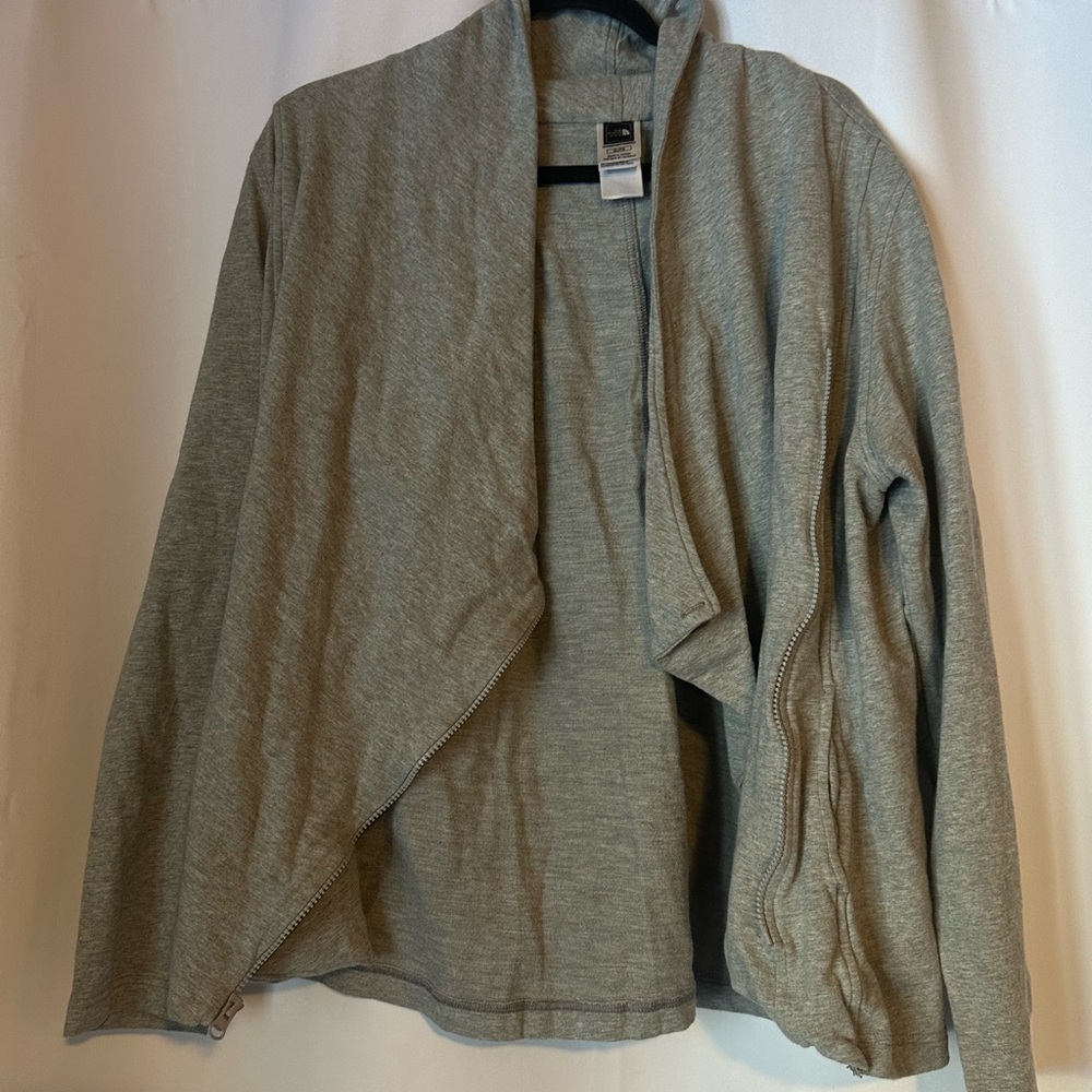 North Face Sweatshirt Zip Open Cardigan